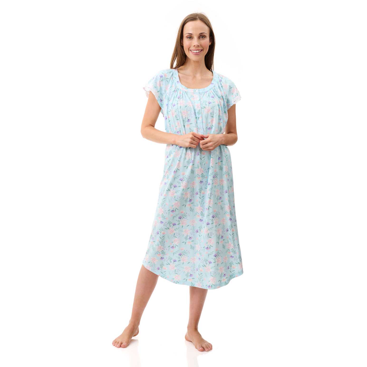 Givoni Cap Sleeve Mid Nightie